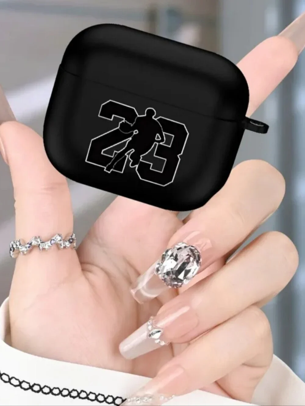 AIRPODS 3 Michael Jordan #23 Black Wireless Earbuds Charging Case
